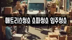 매트리스청소 소파청소 입주청소