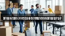 폐기물처리폐가구수거빈집유품정리생활가정이사폐기물젊은일꾼