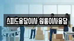 스피드용달이사 원룸이사용달
