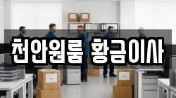 천안원룸 황금이사