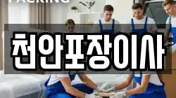 천안포장이사