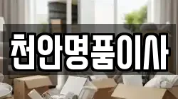 천안명품이사