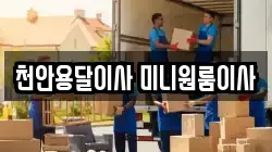 천안용달이사 미니원룸이사