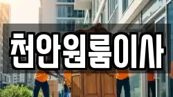 천안원룸이사