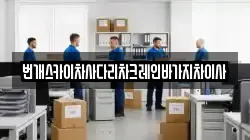 번개스카이차사다리차크레인바가지차이사