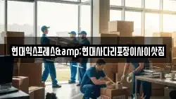 현대익스프레스&현대사다리포장이사이삿짐