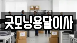 굿모닝용달이사