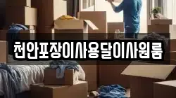 천안포장이사용달이사원룸