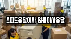 스피드용달이사 원룸이사용달