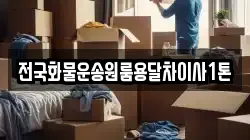 전국화물운송원룸용달차이사1톤