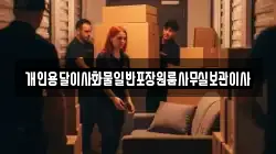 개인용달이사화물일반포장원룸사무실보관이사
