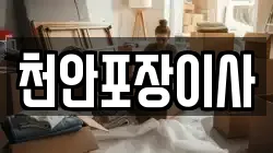천안포장이사