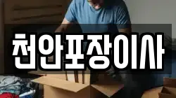 천안포장이사