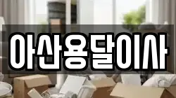 아산용달이사