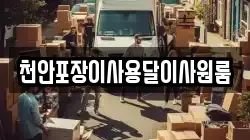 천안포장이사용달이사원룸
