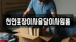 천안포장이사용달이사원룸