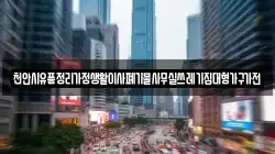 천안시유품정리가정생활이사폐기물사무실쓰레기집대형가구가전