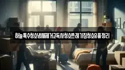 하늘특수청소냄새제거고독사청소쓰레기집청소유품정리