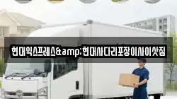 현대익스프레스&현대사다리포장이사이삿짐