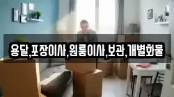 용달,포장이사,원룸이사,보관,개별화물